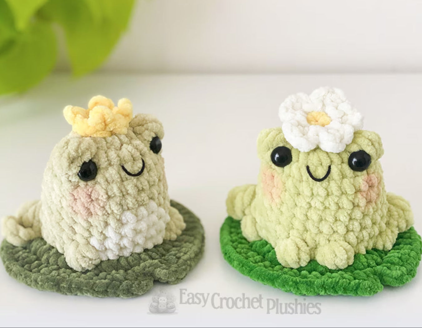 No Sew Frog Crochet Pattern - PDF