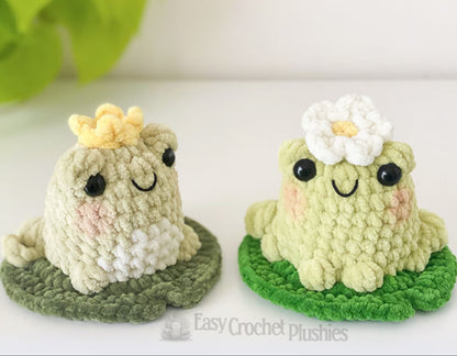 No Sew Frog Crochet Pattern - PDF