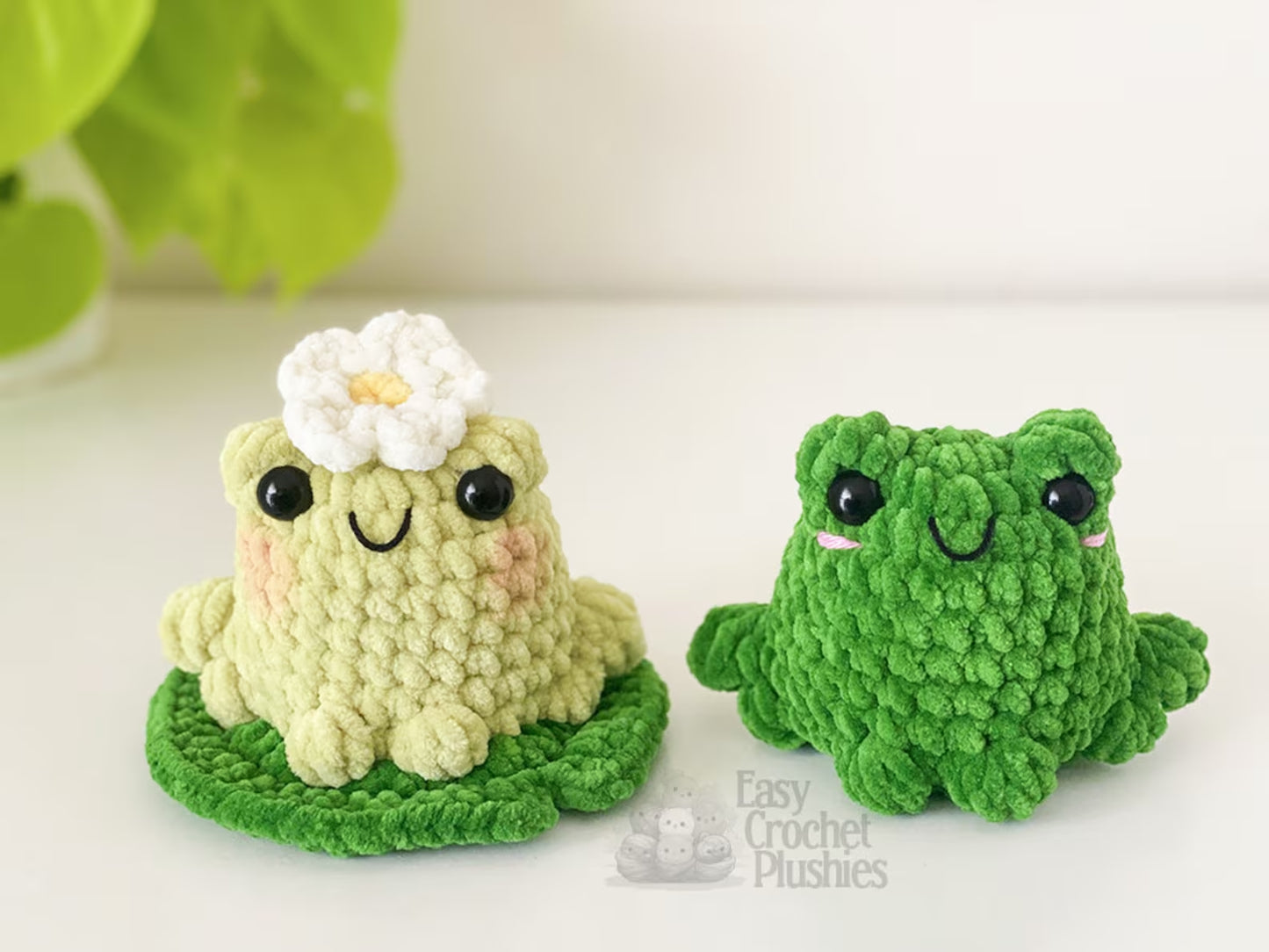 No Sew Frog Crochet Pattern - PDF