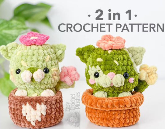 Crochet Plushie Pattern| 2-in-1 PDF Download